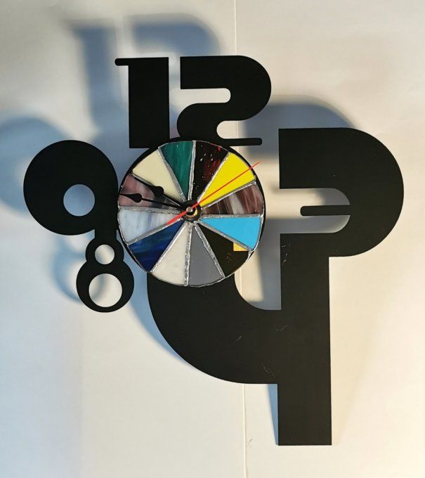 Horloge style industriel 