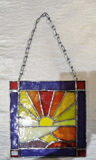 Tableau coucher de soleil 